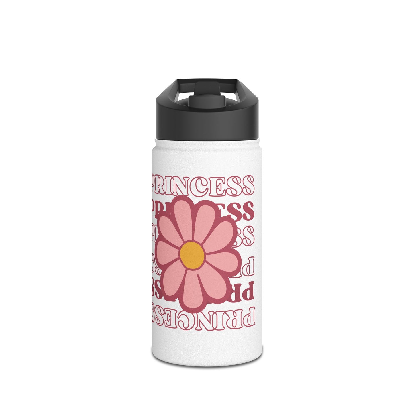 PRINCESS Stainless Steel Water Bottle, Standard Lid