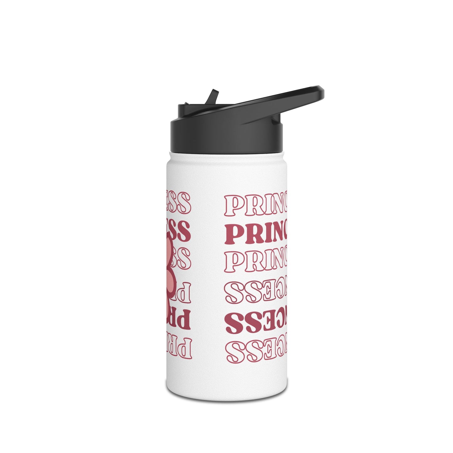 PRINCESS Stainless Steel Water Bottle, Standard Lid