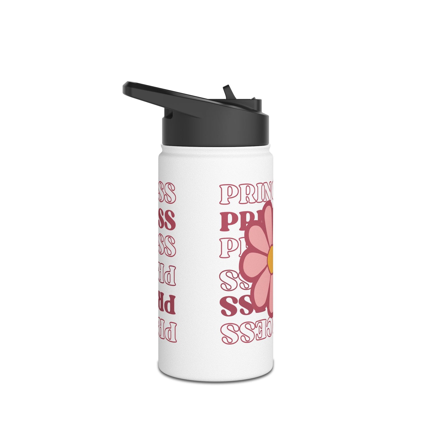 PRINCESS Stainless Steel Water Bottle, Standard Lid